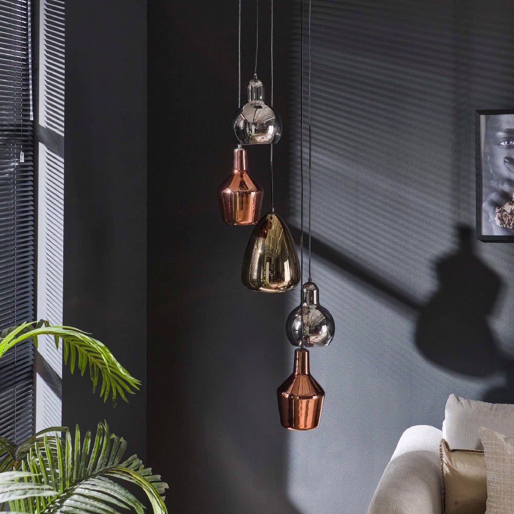 Hanglamp Bowen chiQago Artic zwart LxBxH 63x58x29 Artic zwart Nnb