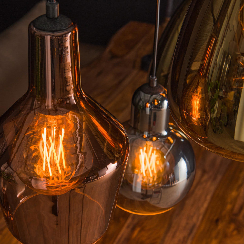 Hanglamp Kostas chiQago Artic zwart LxBxH 115x48x32 Artic zwart Nnb