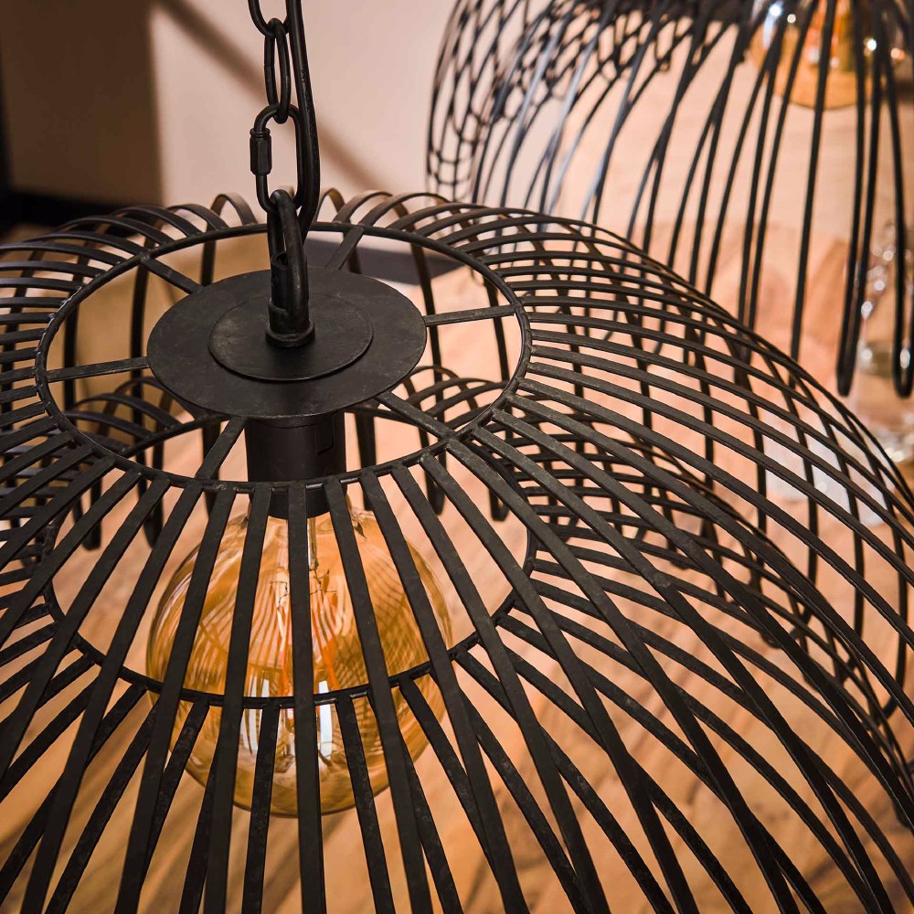 Hanglamp Briggs chiQago Charcoal LxBxH 73x73x56 Charcoal Nnb