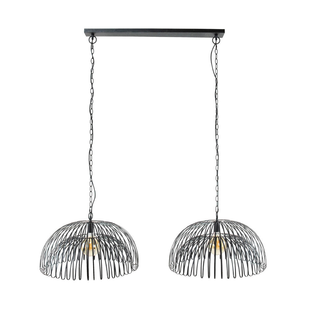 Hanglamp Briggs chiQago Charcoal LxBxH 73x73x56 Charcoal Nnb
