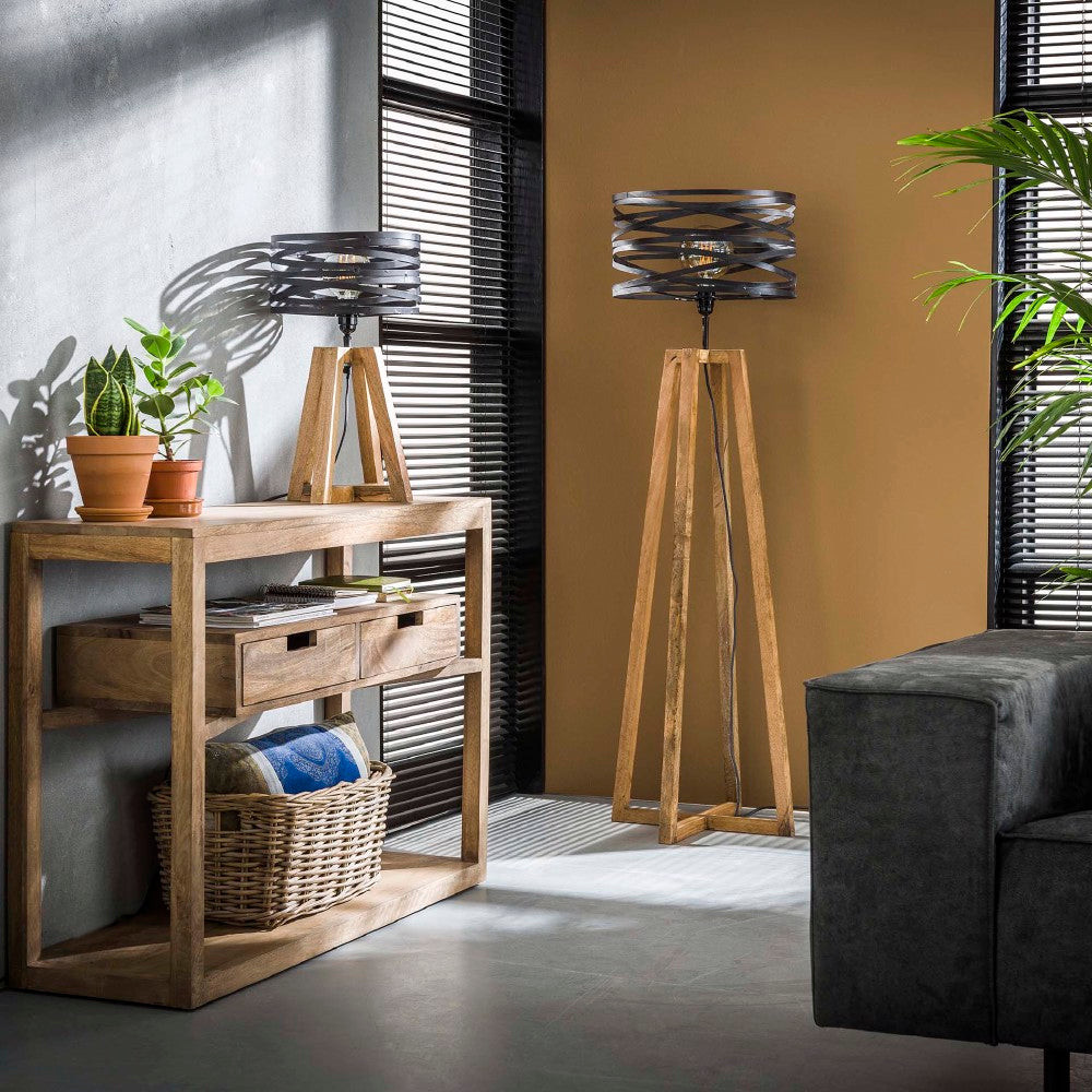 Tafellamp Hurley chiQago Slate grey LxBxH 48x38x38 Slate grey Nnb