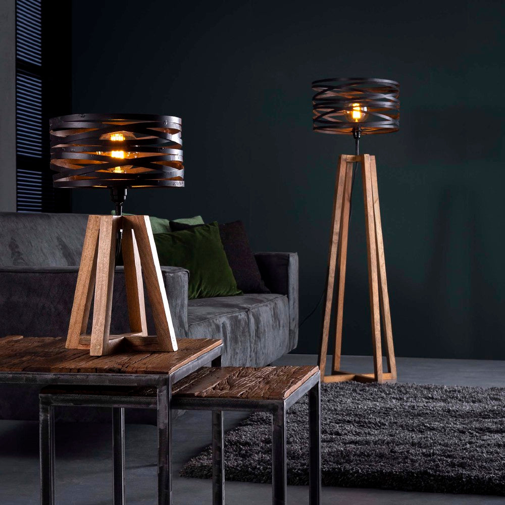 Tafellamp Hurley chiQago Slate grey LxBxH 48x38x38 Slate grey Nnb