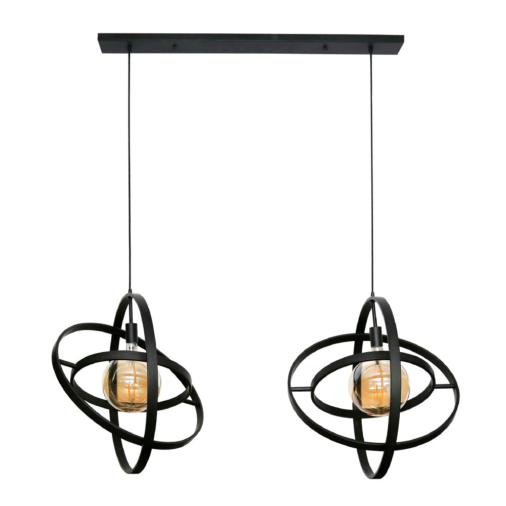 Hanglamp Neill chiQago Artic zwart LxBxH 133x68x16 Artic zwart Nnb