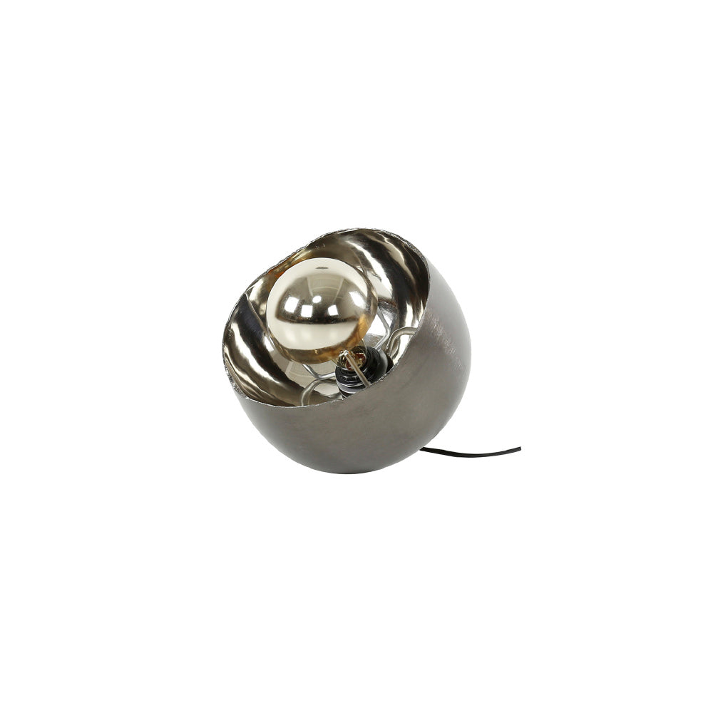 Tafellamp Idaho chiQago Zwart nikkel LxBxH 27x27x27 Zwart nikkel Nnb