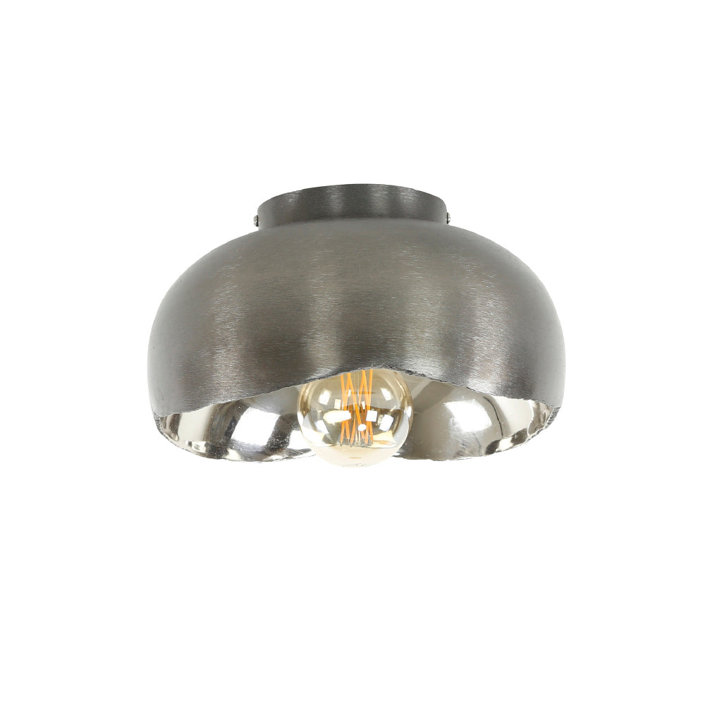 Plafondlamp Idaho chiQago Zwart nikkel LxBxH 36x36x23 Zwart nikkel Nnb
