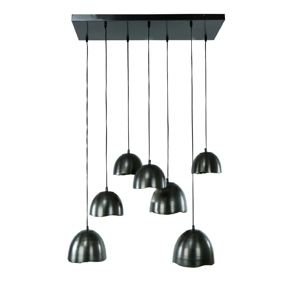 Hanglamp Idaho chiQago Zwart nikkel LxBxH 97x50x33 Zwart nikkel Nnb