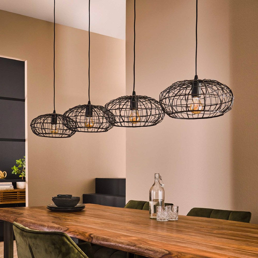 Hanglamp Mack chiQago Zwart bruin Zwart bruin Nnb