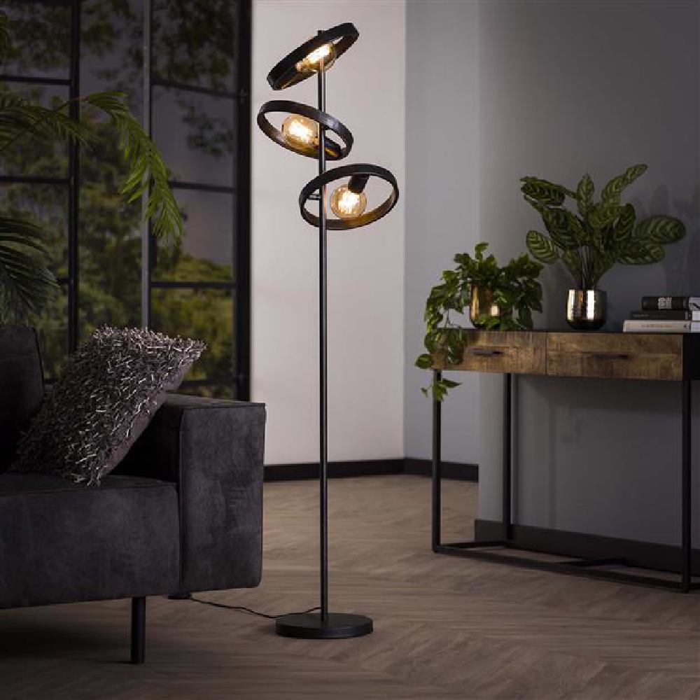 Vloerlamp Kimball chiQago Charcoal LxBxH 57x38x26 Charcoal Nnb