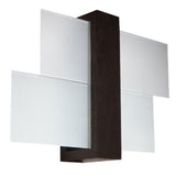 Wandlamp Feniks Sollux wenge LxBxH 50x20x20 Hout, Glas Nnb