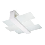 Plafondlamp Feniks Sollux Wit LxBxH 50x20x20 Hout, Glas Nnb