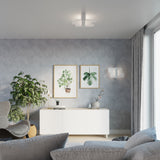 Wandlamp Feniks Sollux Wit LxBxH 50x20x20 Hout, Glas Nnb