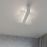 Wandlamp Feniks Sollux Wit LxBxH 50x20x20 Hout, Glas Nnb