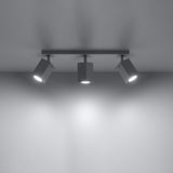 Plafondlamp Merida Sollux Wit LxBxH 31x12x17 Metaal Nnb