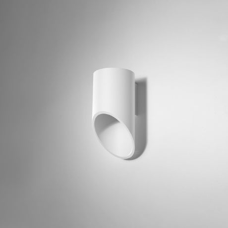 Wandlamp Penne Sollux Wit LxBxH 14x14x31 Aluminium Nnb