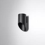 Wandlamp Penne Sollux Zwart LxBxH 14x14x31 Aluminium Nnb
