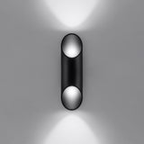 Wandlamp Penne Sollux Zwart LxBxH 14x14x31 Aluminium Nnb