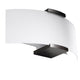 Wandlamp Emilio Sollux Wit, wenge LxBxH 40x20x15 Hout, Glas Nnb