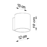 Wandlamp Vici Sollux Wit LxBxH 13x13x13 Glas Nnb