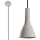Hanglamp Empoli Sollux Grijs LxBxH 50x20x20 Beton Nnb