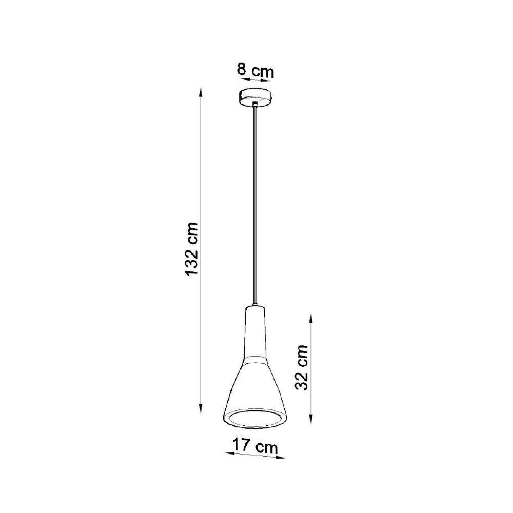 Hanglamp Empoli Sollux Grijs LxBxH 50x20x20 Beton Nnb