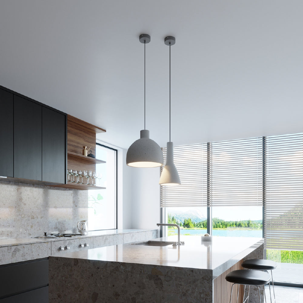 Hanglamp Empoli Sollux Grijs LxBxH 50x20x20 Beton Nnb