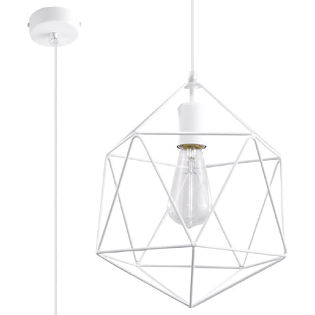 Hanglamp Gaspare Sollux Wit LxBxH 33x33x33 Metaal Nnb