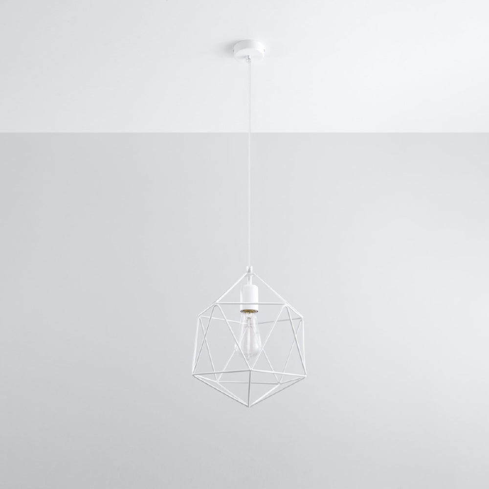 Hanglamp Gaspare Sollux Wit LxBxH 33x33x33 Metaal Nnb