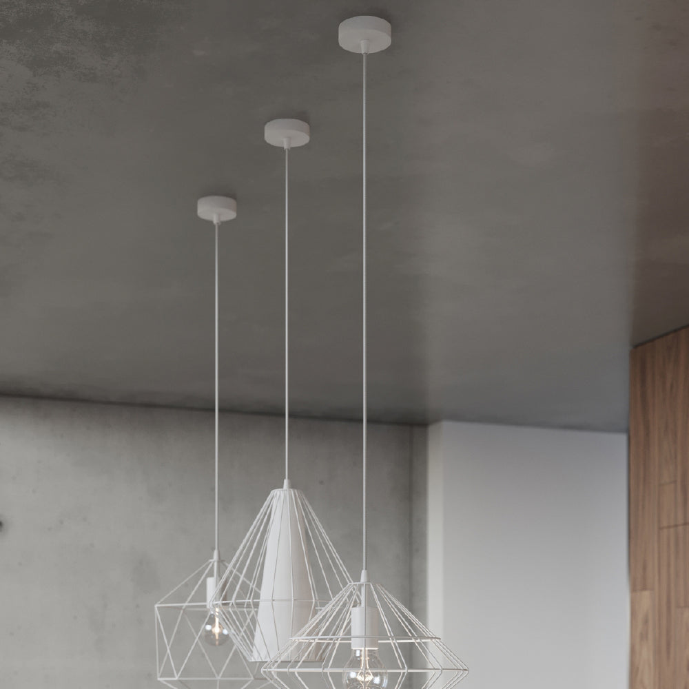 Hanglamp Gaspare Sollux Wit LxBxH 33x33x33 Metaal Nnb