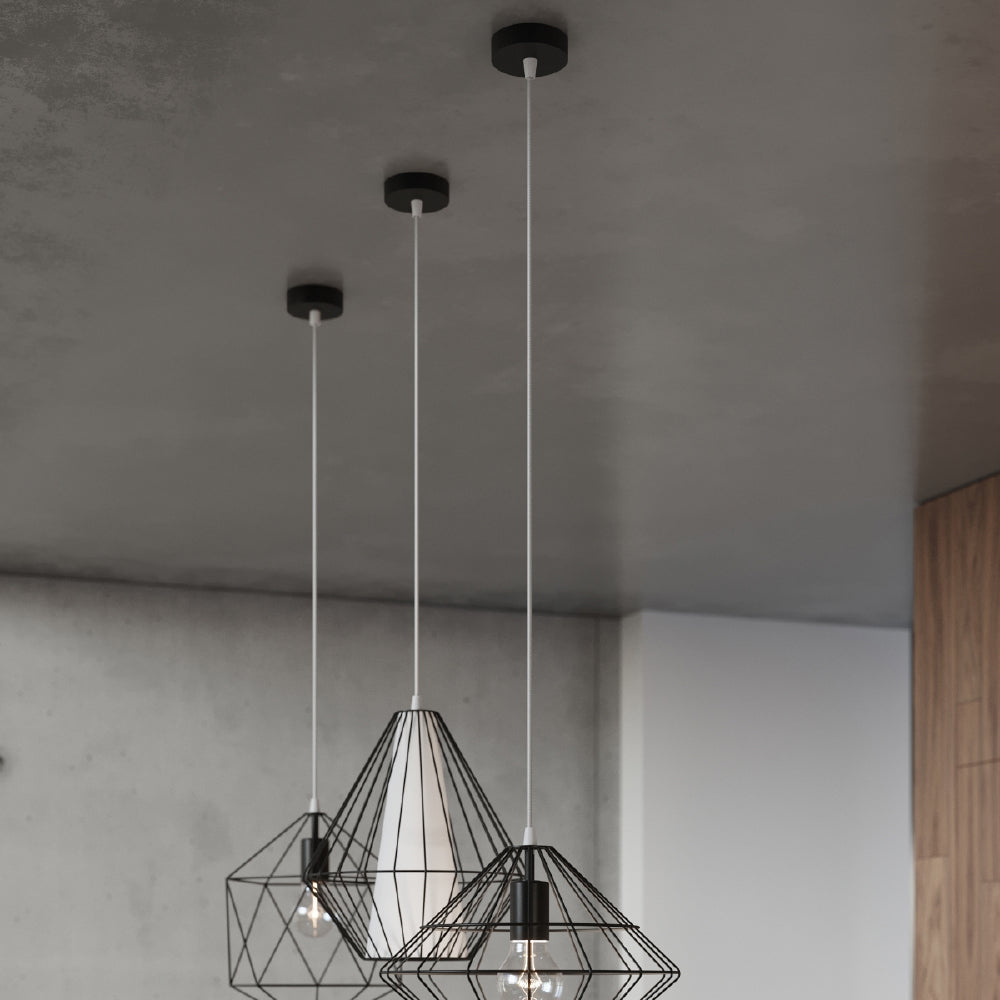 Hanglamp Gaspare Sollux Zwart LxBxH 33x33x33 Metaal Nnb