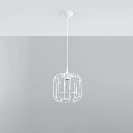 Hanglamp Celta Sollux Wit LxBxH 33x33x33 Metaal Nnb