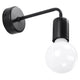 Wandlamp Duomo Sollux Zwart LxBxH 17x10x10 Metaal Nnb
