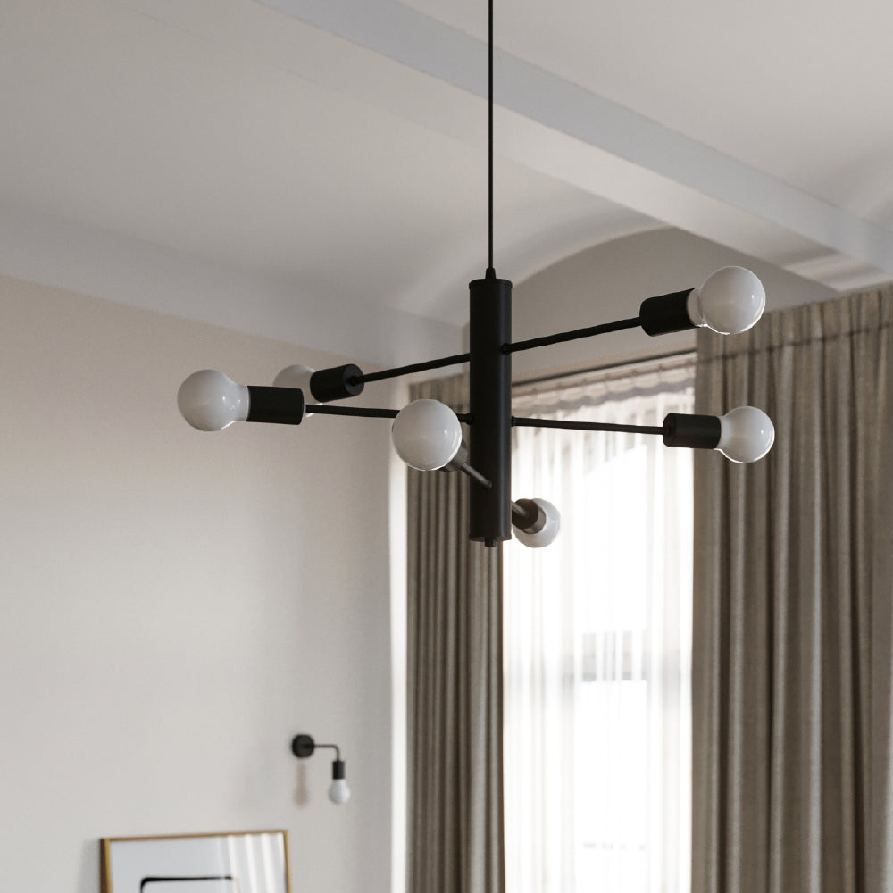 Wandlamp Duomo Sollux Zwart LxBxH 17x10x10 Metaal Nnb