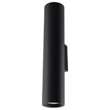 Wandlamp Lagos Sollux Zwart LxBxH 14x14x31 Metaal Nnb