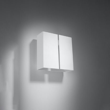 Wandlamp Linea Sollux Wit LxBxH 26x26x15 Metaal Nnb