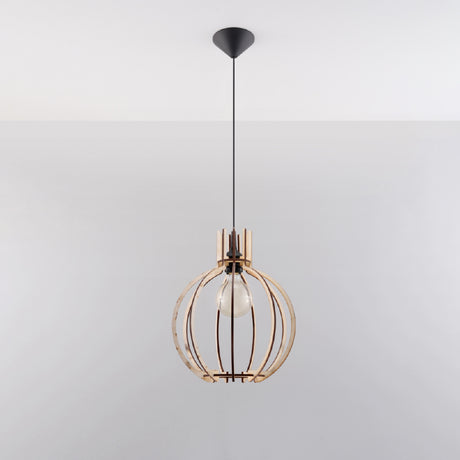 Hanglamp Arancia Sollux Naturel LxBxH 40x21x16 Hout Nnb
