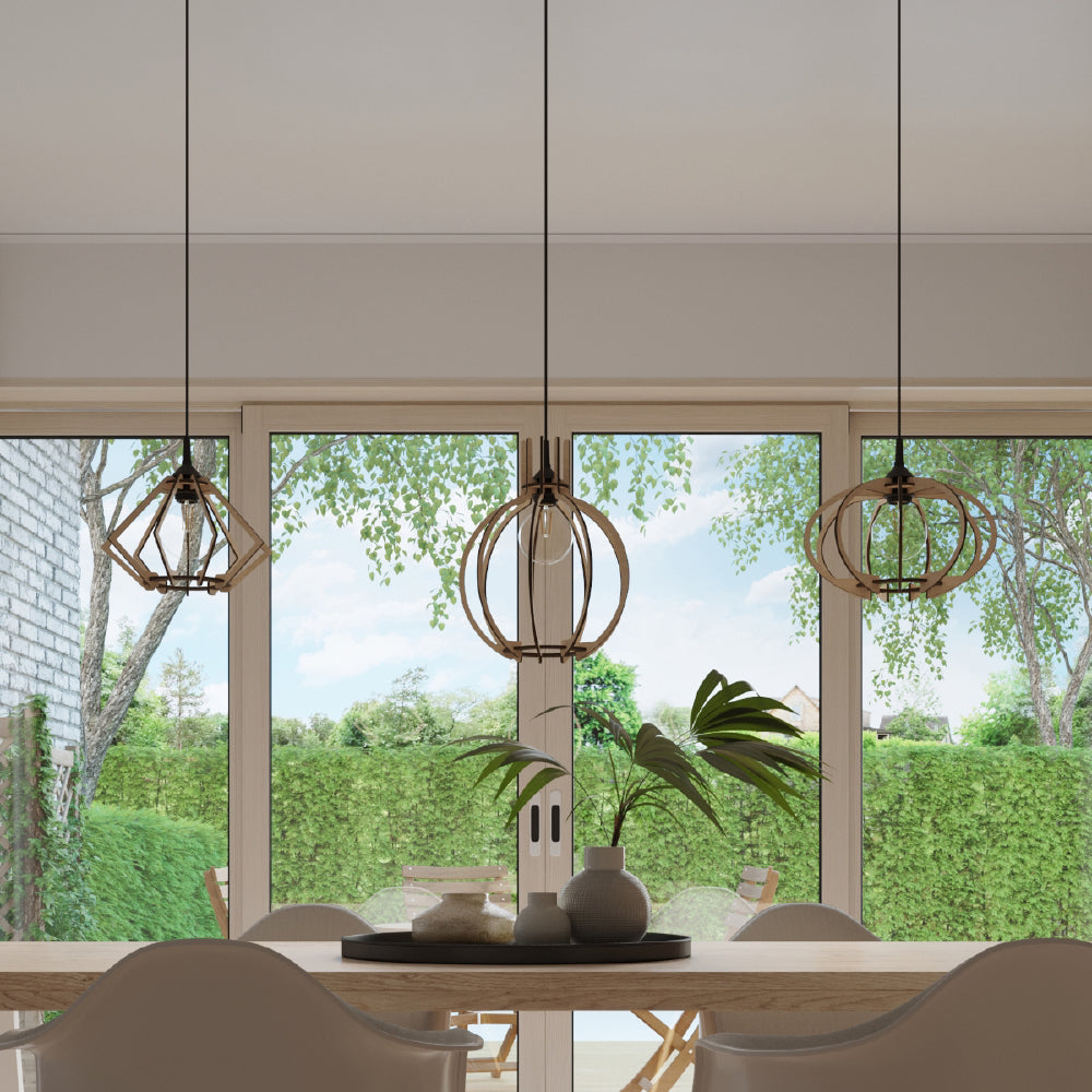 Hanglamp Arancia Sollux Naturel LxBxH 40x21x16 Hout Nnb
