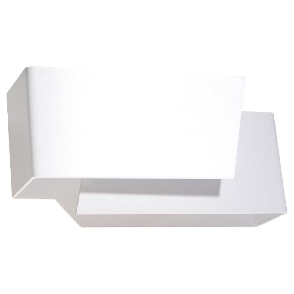Wandlamp Piegare Sollux Wit LxBxH 31x17x12 Metaal Nnb