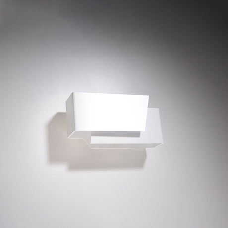 Wandlamp Piegare Sollux Wit LxBxH 31x17x12 Metaal Nnb