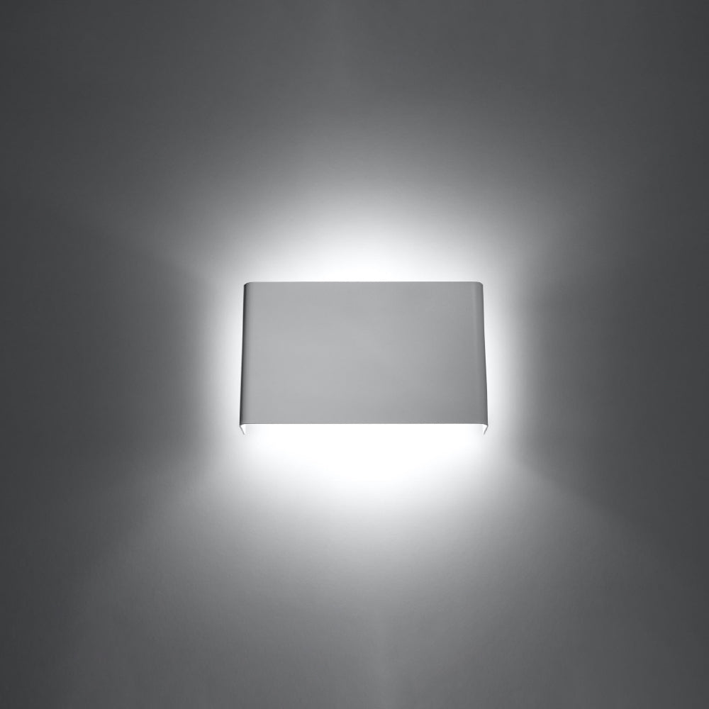 Wandlamp Copertura Sollux Wit LxBxH 31x17x12 Metaal Nnb