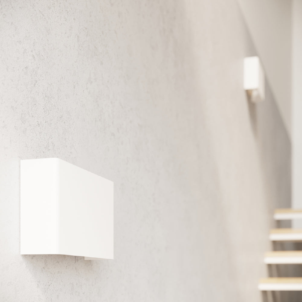 Wandlamp Copertura Sollux Wit LxBxH 31x17x12 Metaal Nnb