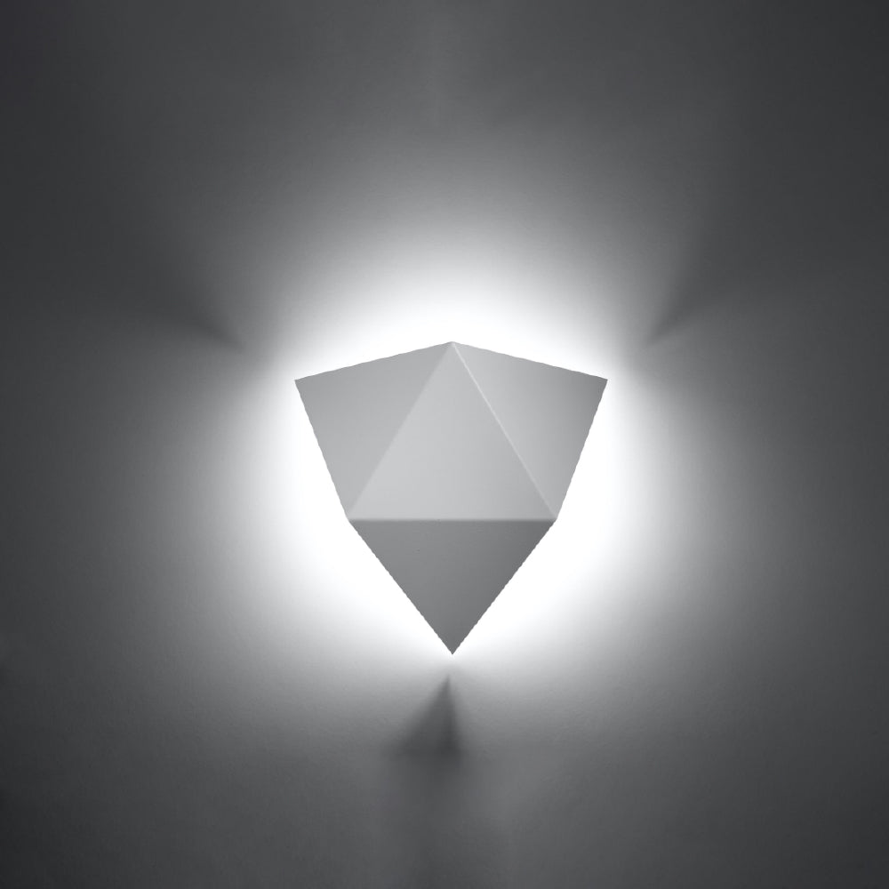 Wandlamp Solido Sollux Wit LxBxH 26x26x15 Metaal Nnb