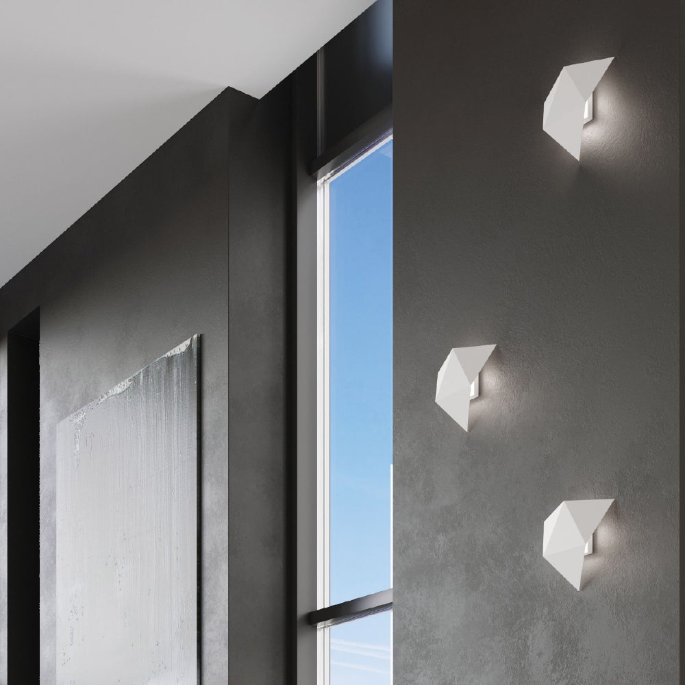 Wandlamp Solido Sollux Wit LxBxH 26x26x15 Metaal Nnb