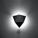 Wandlamp Solido Sollux Zwart LxBxH 26x26x15 Metaal Nnb