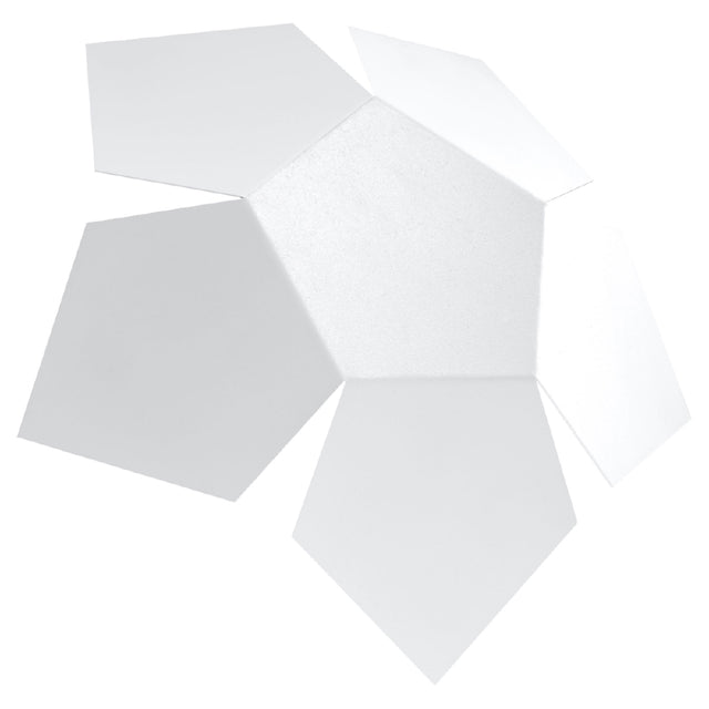 Wandlamp Penta Sollux Wit LxBxH 26x26x15 Metaal Nnb