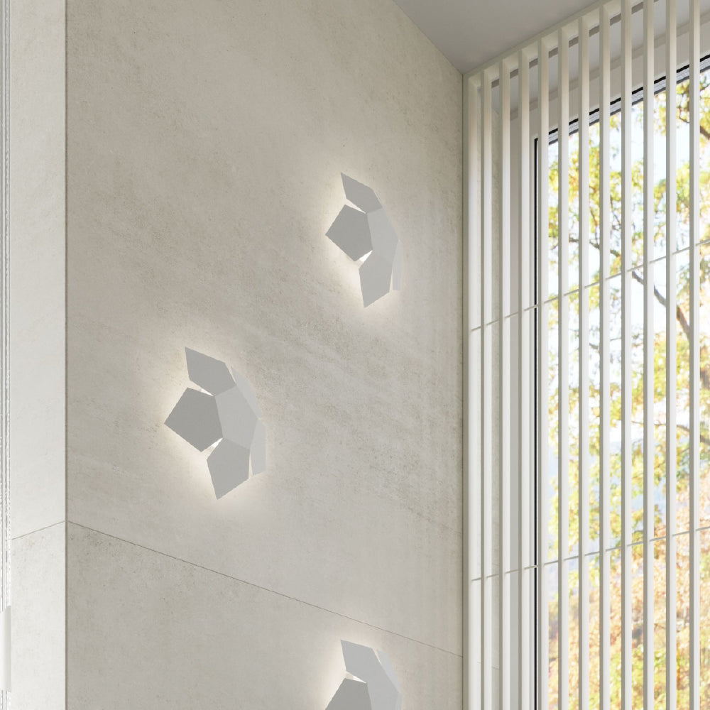 Wandlamp Penta Sollux Wit LxBxH 26x26x15 Metaal Nnb