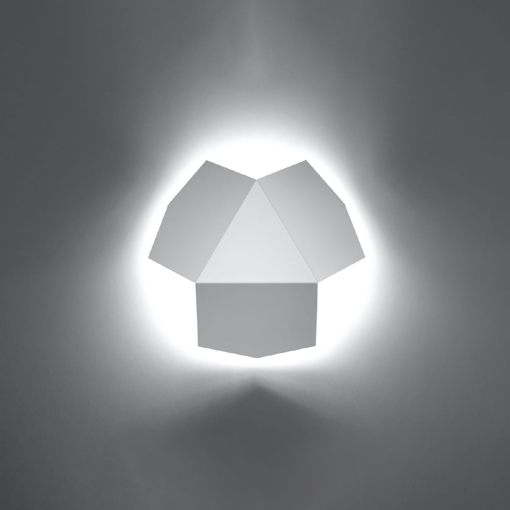 Wandlamp Tre Sollux Wit LxBxH 26x26x15 Metaal Nnb