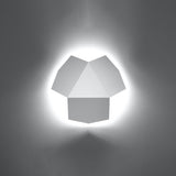 Wandlamp Tre Sollux Wit LxBxH 26x26x15 Metaal Nnb