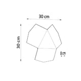 Wandlamp Tre Sollux Wit LxBxH 26x26x15 Metaal Nnb