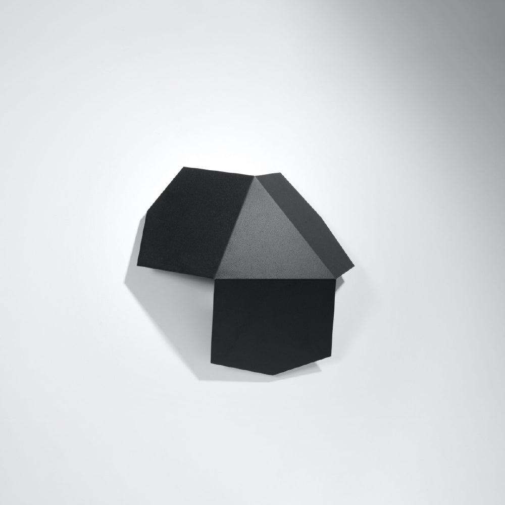 Wandlamp Tre Sollux Zwart LxBxH 26x26x15 Metaal Nnb