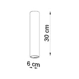 Plafondlamp Lagos Sollux Wit LxBxH 31x17x12 Metaal Nnb